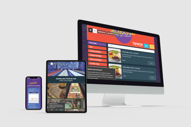 Naslovna stranica web stranice Kooglana Food & Fun